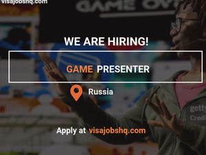 Games Presenter Russian - Relocation in Bucharest (Visa sponsorship)