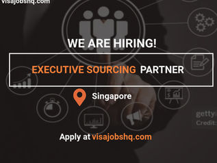 Executive Sourcing Partner, Relocation to Singapore Required, Apply Now