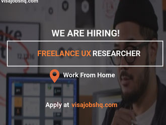 Freelance UX Researcher, fully remote role, apply now