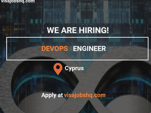 A Tech Lead DevOps Engineer is Needed in Limassol, Cyprus Work Visa Sponsorship and Relocation Support Available, Apply Now