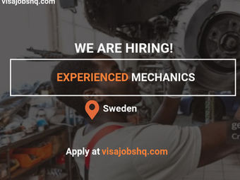 RELOCATE TO SWEDEN! Experienced Mechanics for Heavy Vehicles & Equipment are needed