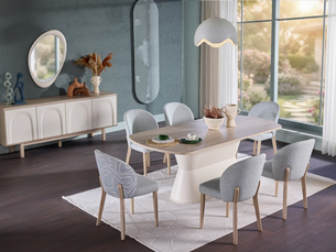 Bellona'dan Seçkin Zevklere Doğal Şıklık: Claris Yemek Odası Takımı!...