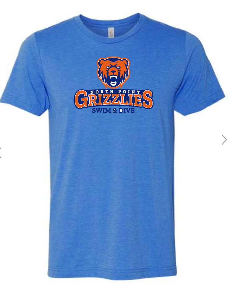 Thumbnail: Primary Swim & Dive Logo  T-shirt (4 Colors)