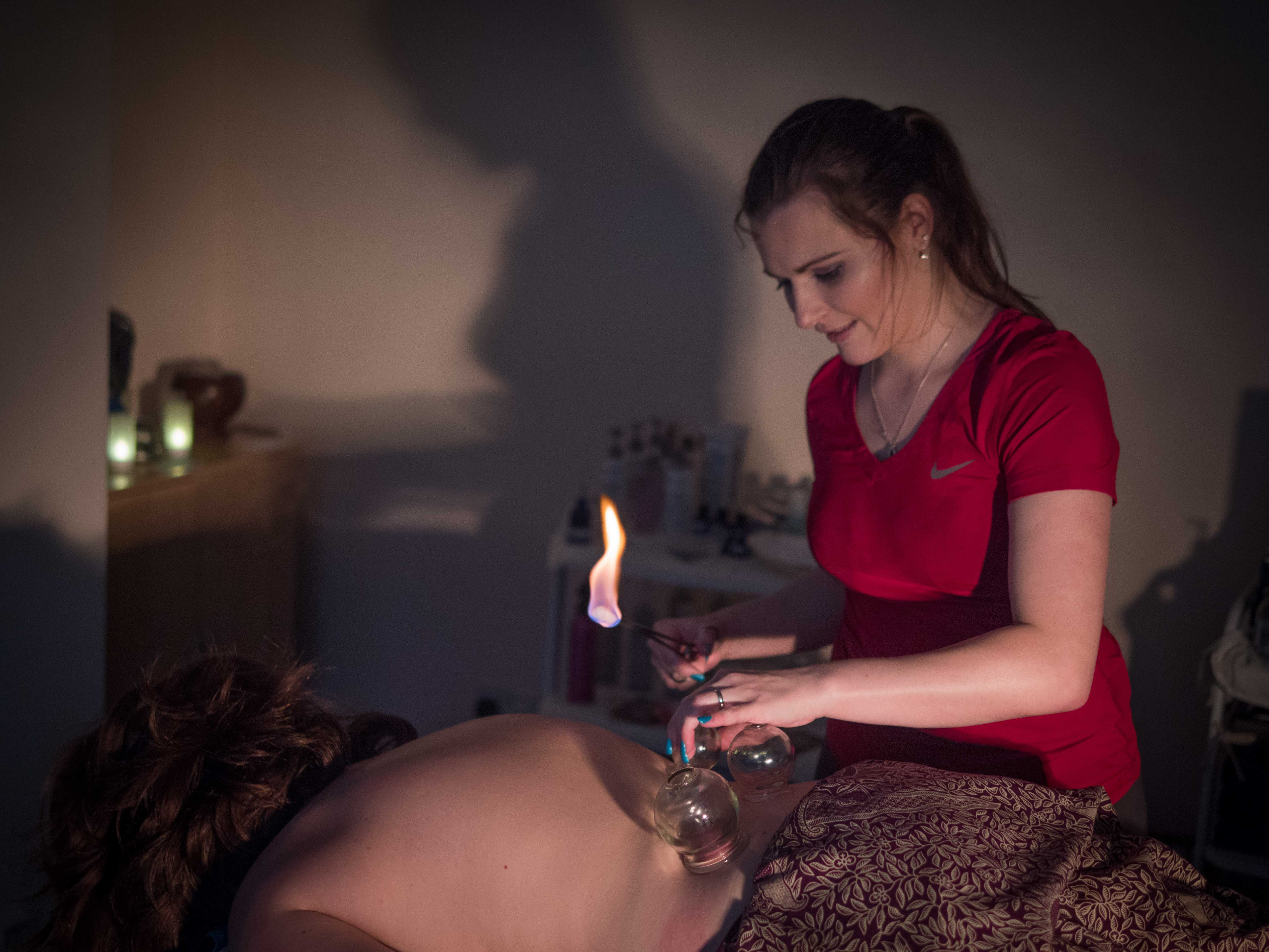 Fire Cupping Massage
