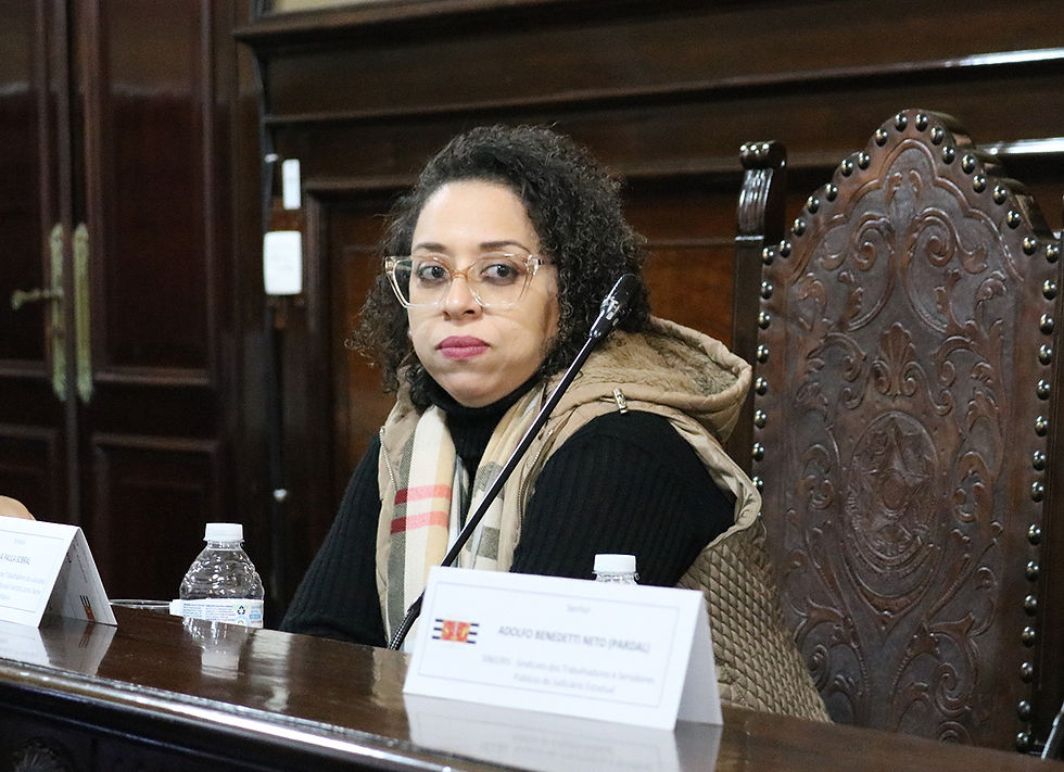 Ana Paula Sobra, tesoureira da Assojubs