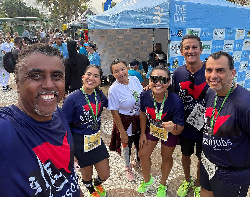 Equipe Assojubs na abertura do 39º Campeonato Santista de Pedestrianismo