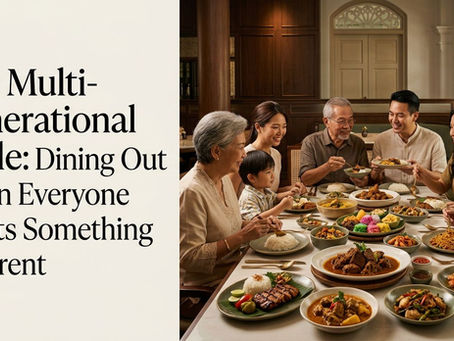 The Multi-Generational Table: Dining Out When Everyone Wants Something Different