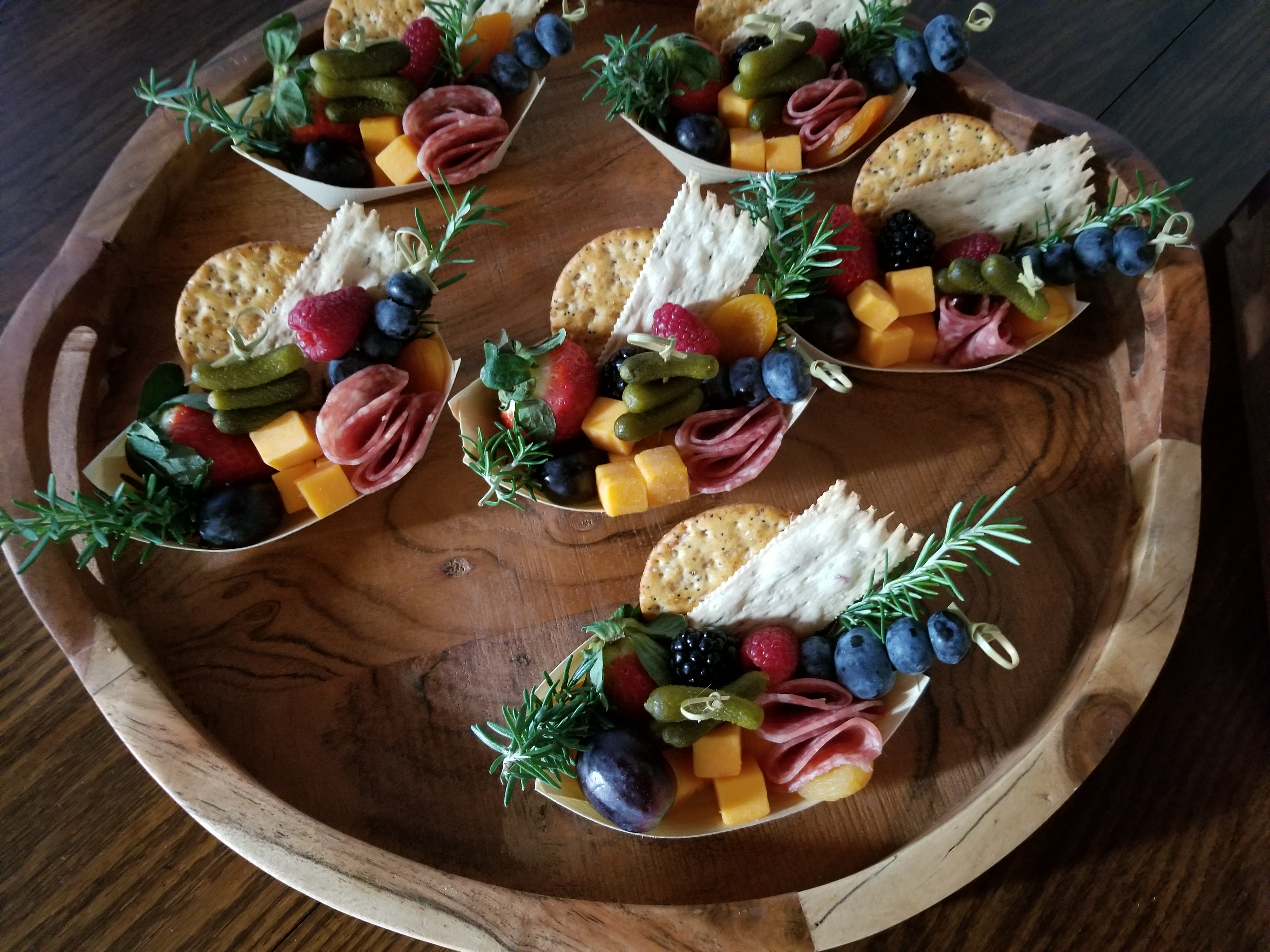 Arranged Food and Objects