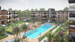 Luxury seaside apartment in Kuşadasi with stunning sea views and modern amenities.