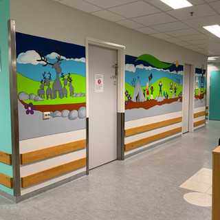 Barneavdelinga på UNN i Tromsø
