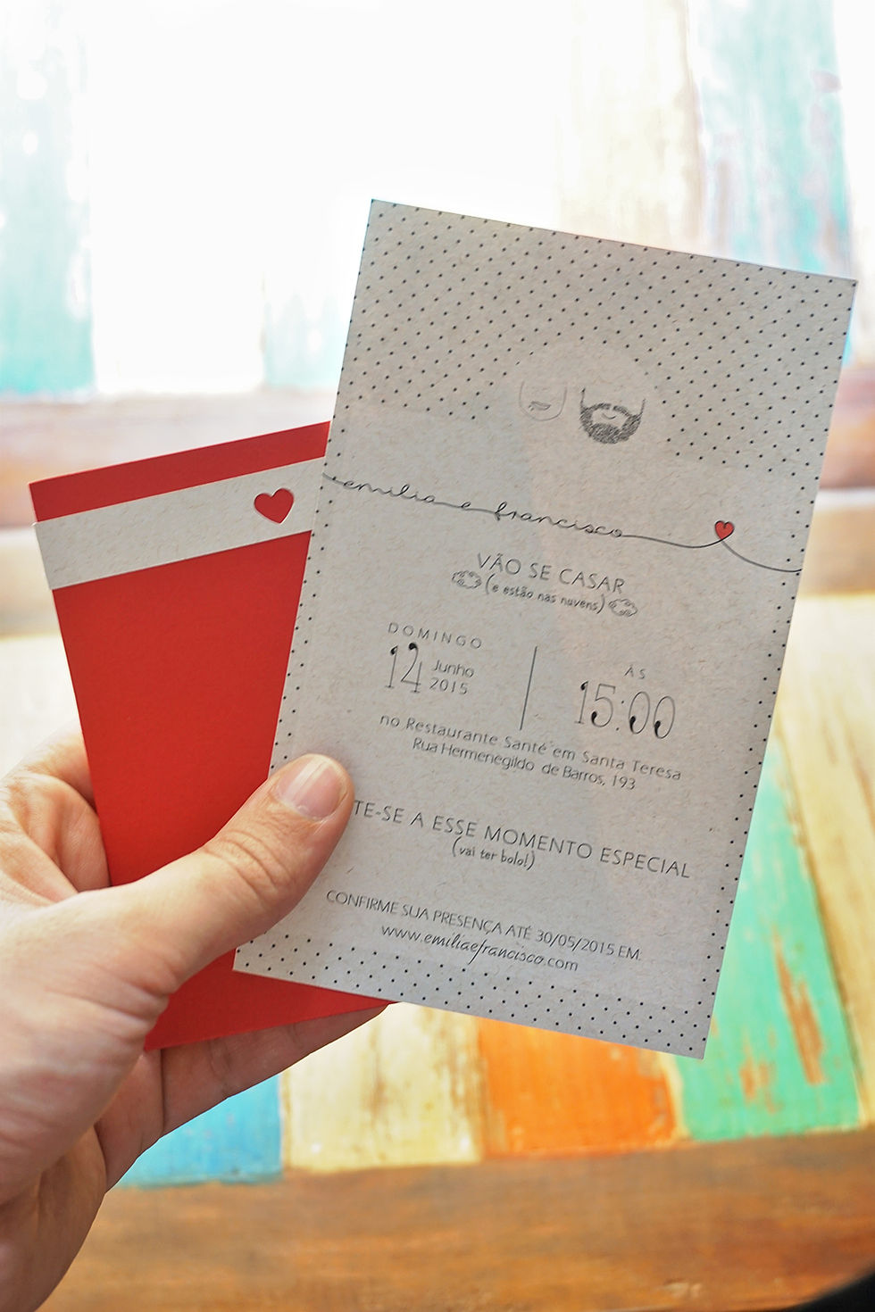 Convite Emilia e Francisco
