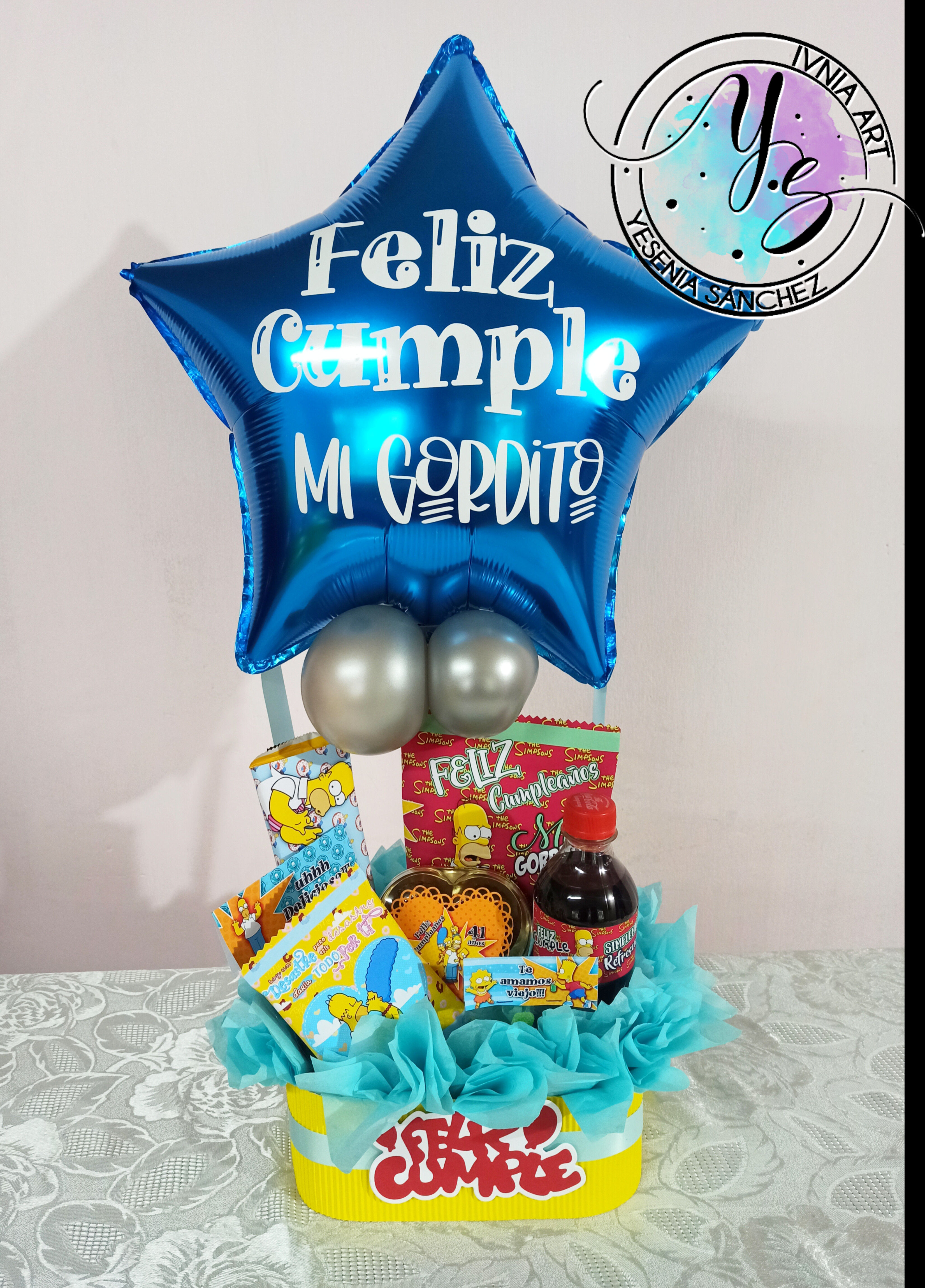 Arreglo dulces personalizados