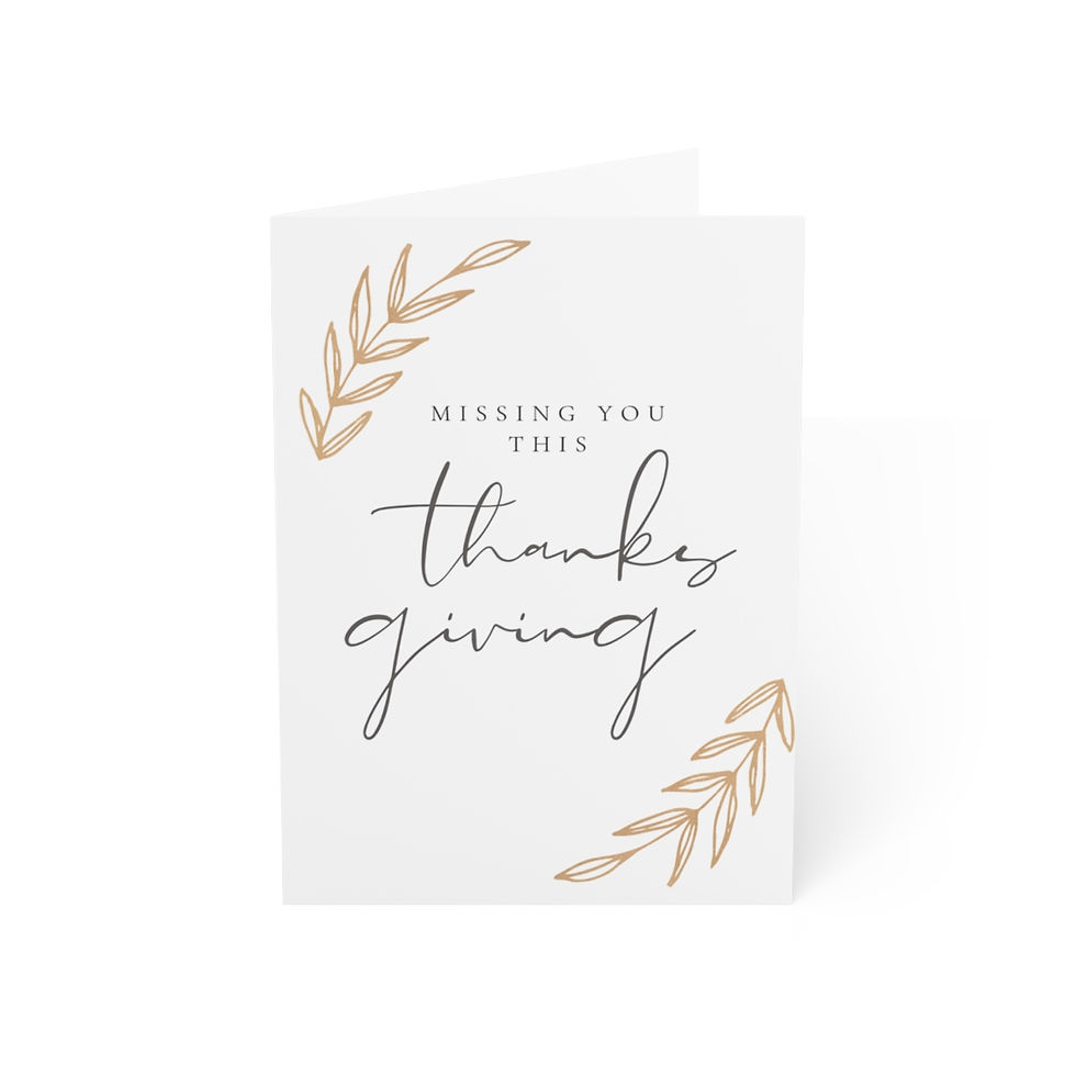 Thumbnail: Missing You This Thanksgiving!
