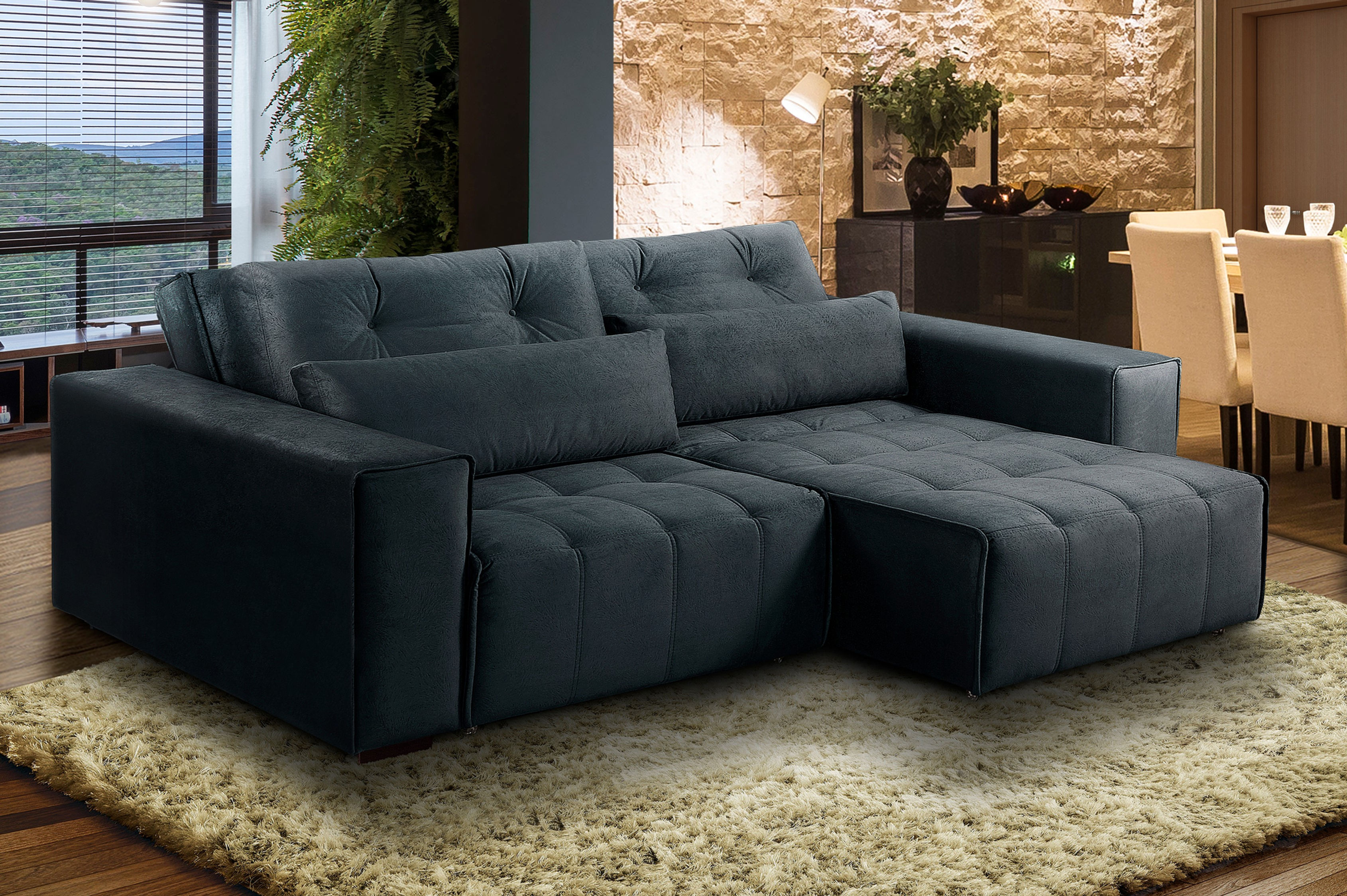 ESTOFADO CAMARO 2 LUGARES