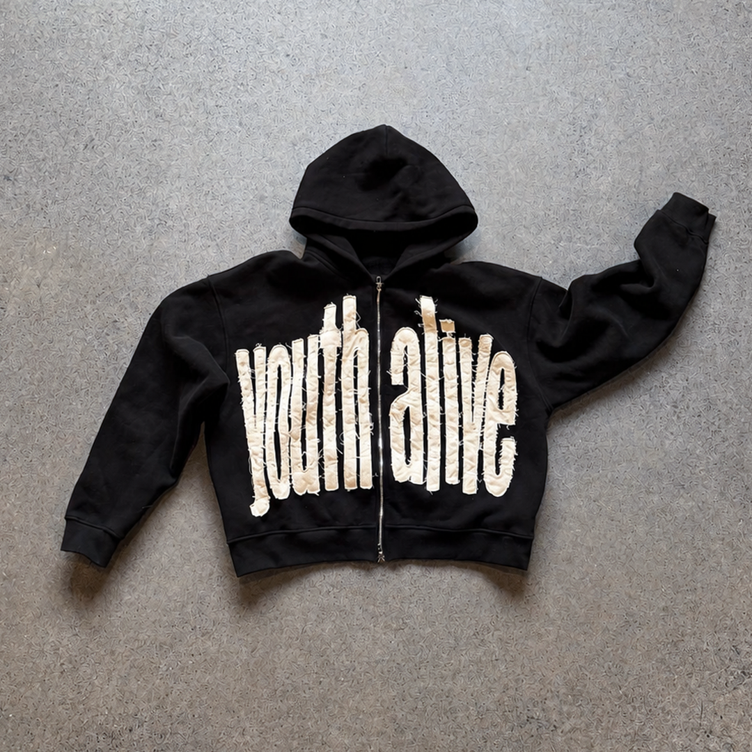 Youth Alive Black Zip-up