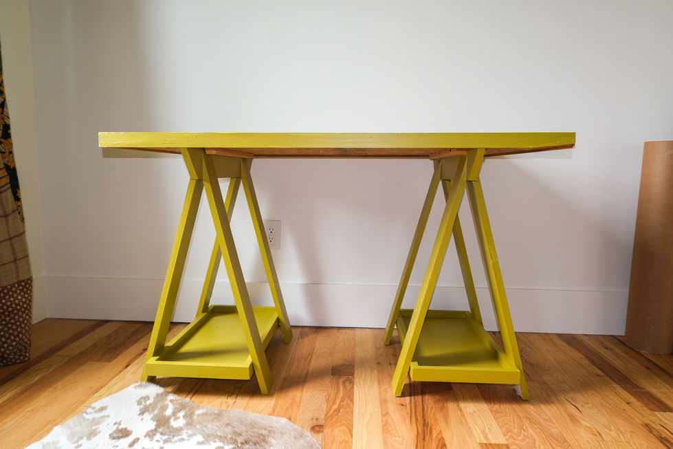 Custom Geometric Style Desk