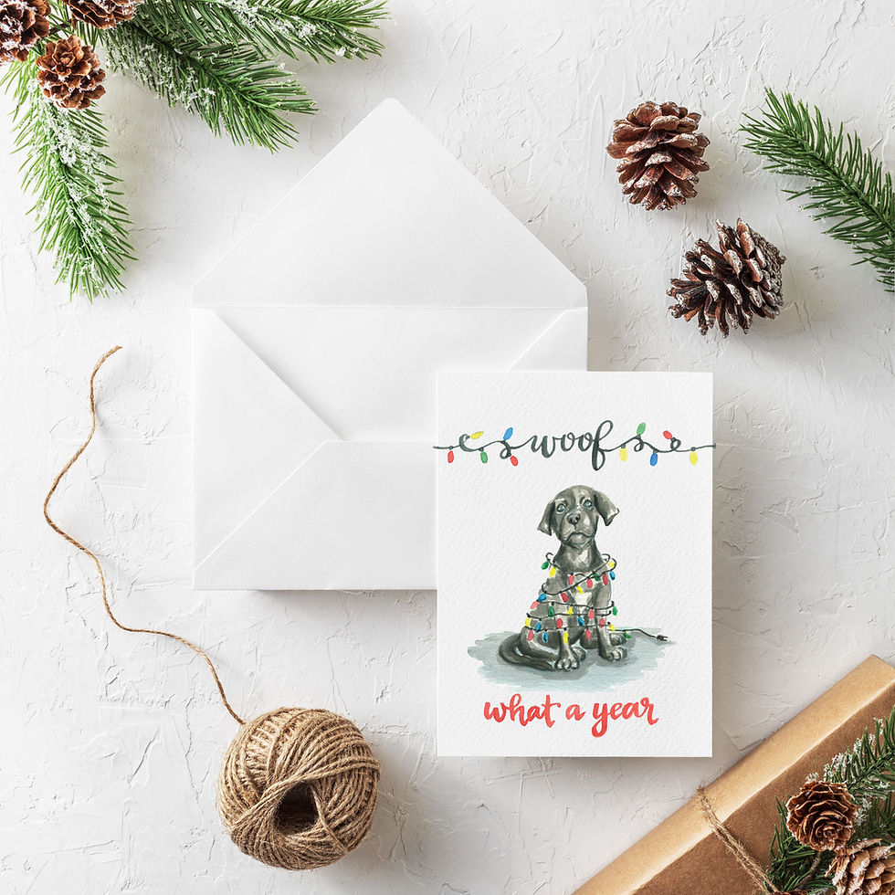 Thumbnail: ORDER PRINTS of Custom Holiday Portrait Cards