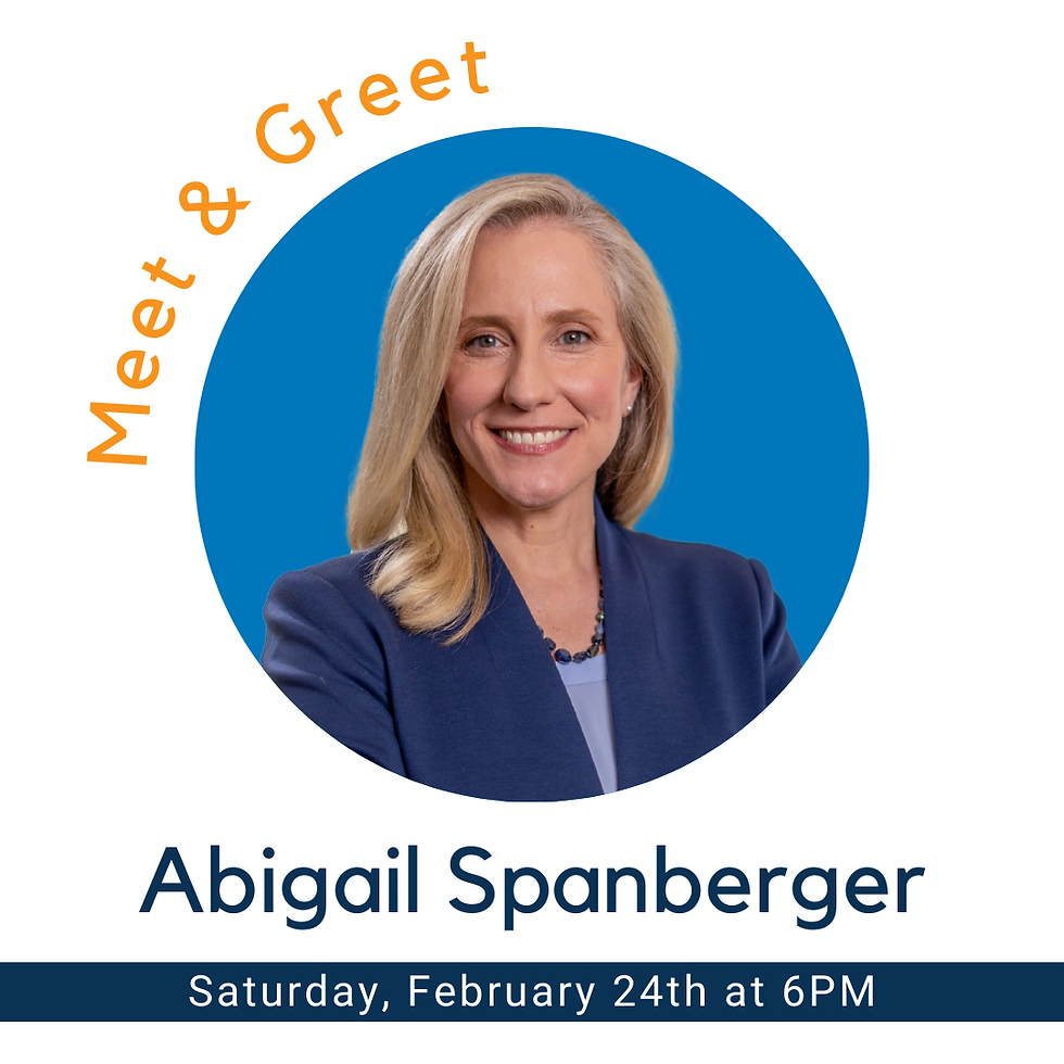 Meet & Greet with Congresswoman Abigail Spanberger