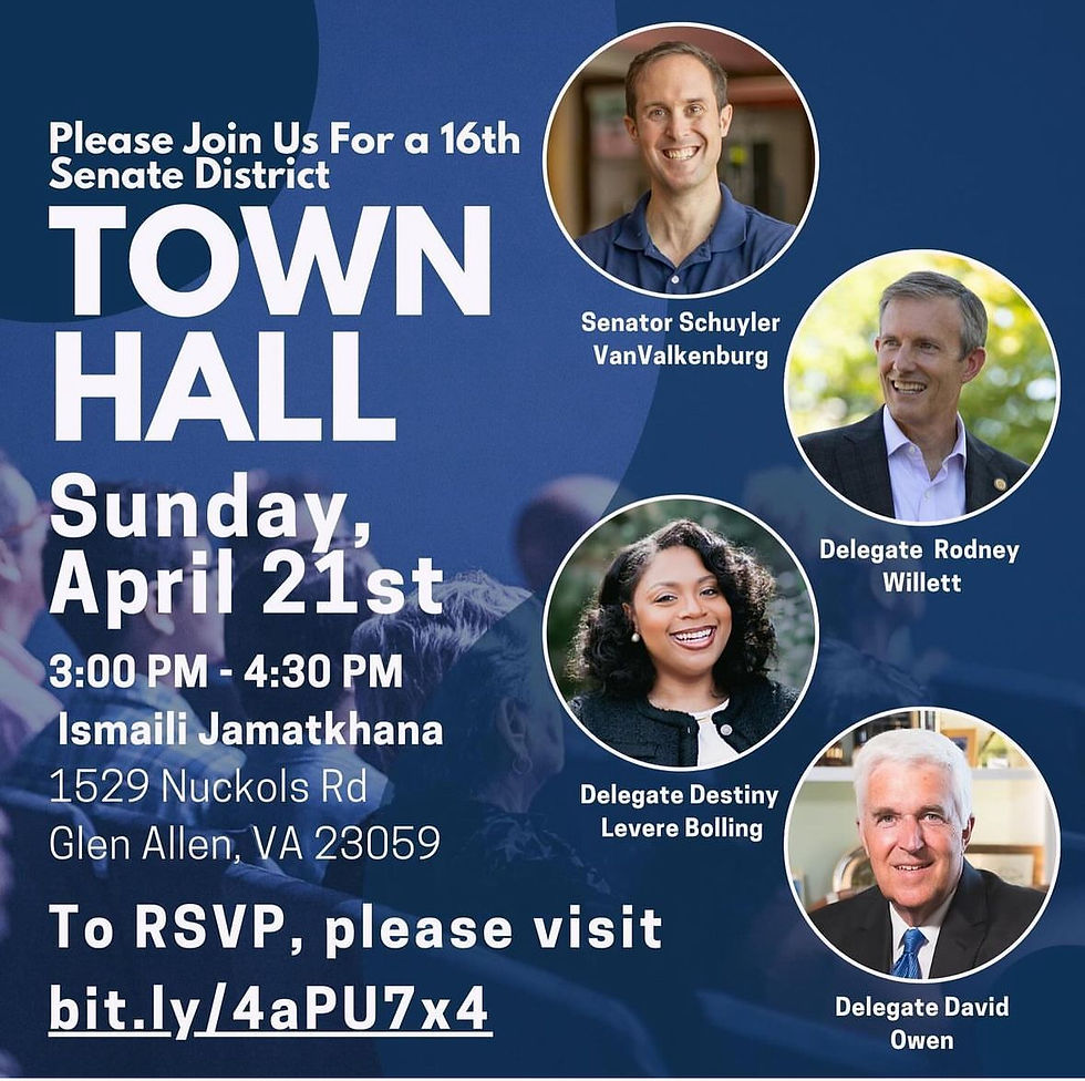 16th Senate District Town Hall