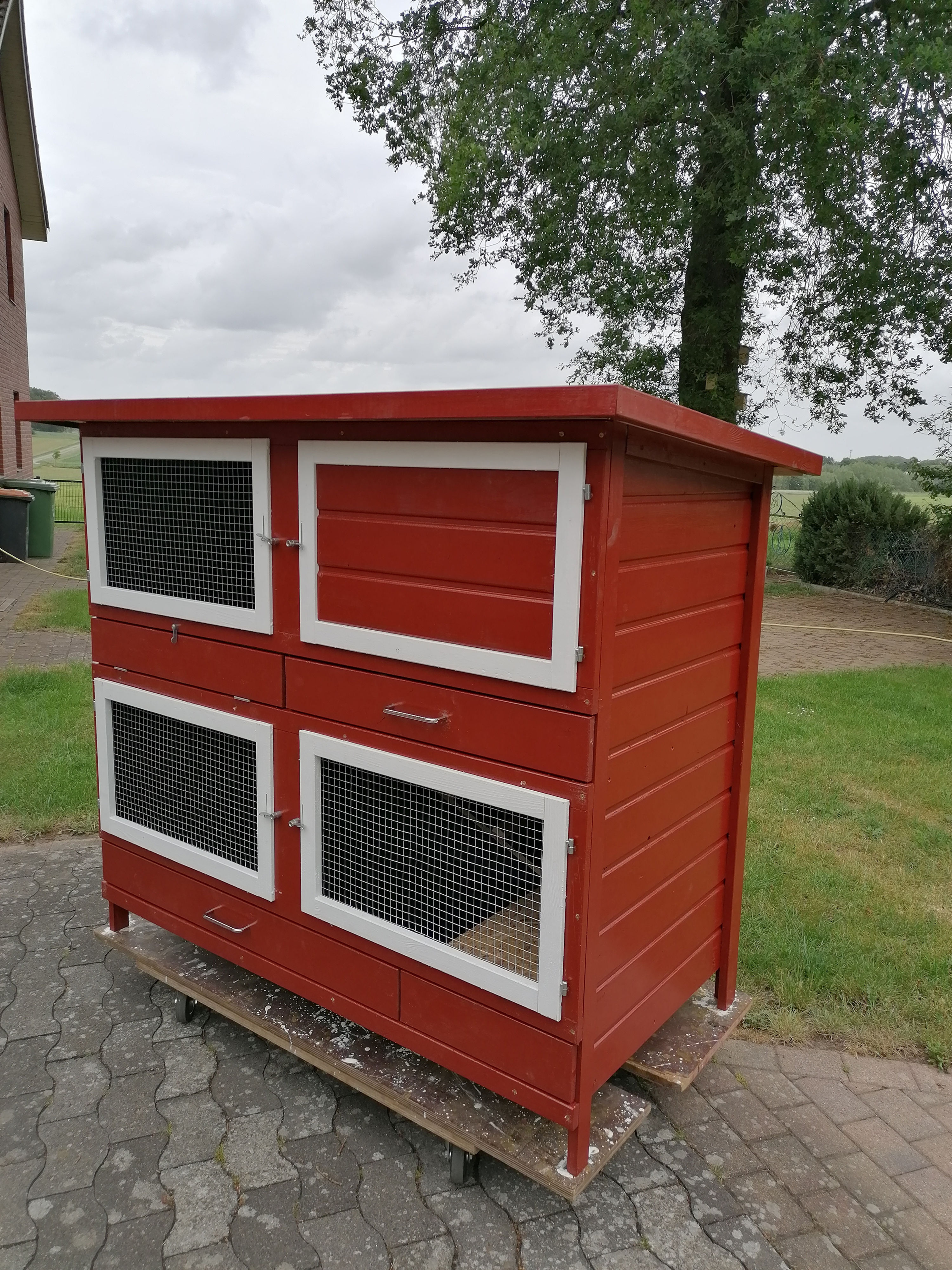 Kaninchenstall Moritz Sonderfarben
