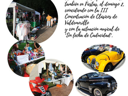 El Zoco de las Oportunidades, también en Fiestas, el domingo 2, coincidiendo con la
III Concentraci