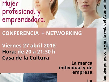 Conferencia + networking para más hacer visibles en las redes a las emprendedoras