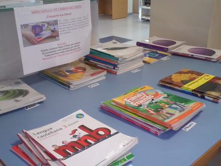 La Biblioteca Municipal mantiene
su mercadillo de libros de texto como
una buena oportunidad de co