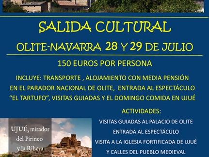 Los vecinos de Valdemorillo ya tienen programada nueva salida cultural, esta vez con Olite como dest