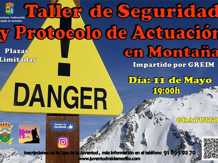 Valdemorillo organiza su propio taller de seguridad y protocolo de actuación en montaña