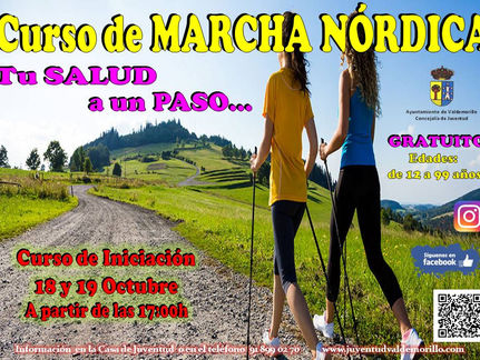 La salud vuelve a estar a un paso en Valdemorillo.
El 18 y 19 de octubre, curso gratuito de
iniciac