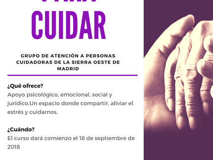 Nueva llamada a ‘cuidarse para cuidar’, el grupo de apoyo que volverá en septiembre para fortalecer