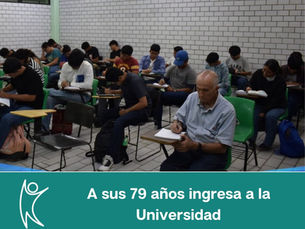 Septuagenario se convierte en símbolo de motivación