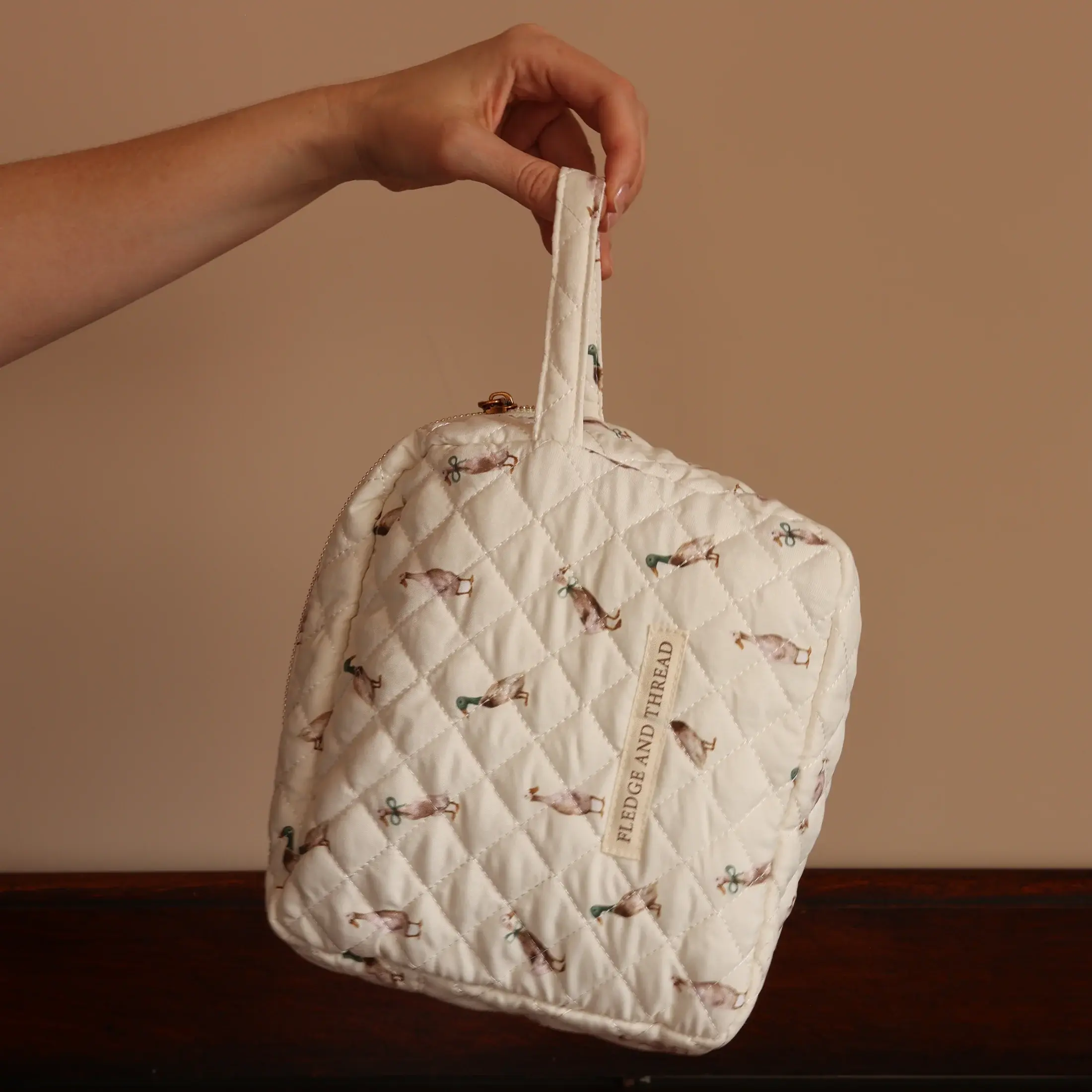 Fledge & Thread | Quilted Change Bag | Duck