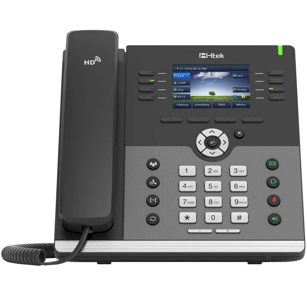Htek UC924E: WiFi/Bluetooth IP Phone