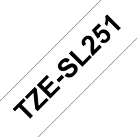 Brother TZe-SL251 Selbstlaminierendes Band, 24 mm × 8 m, Schwarz auf Weiss