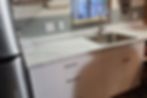 Kitchen counter and sink