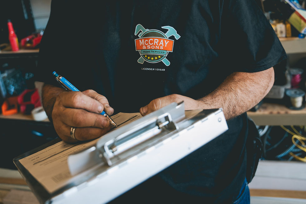 Warren McCray with Clip Board