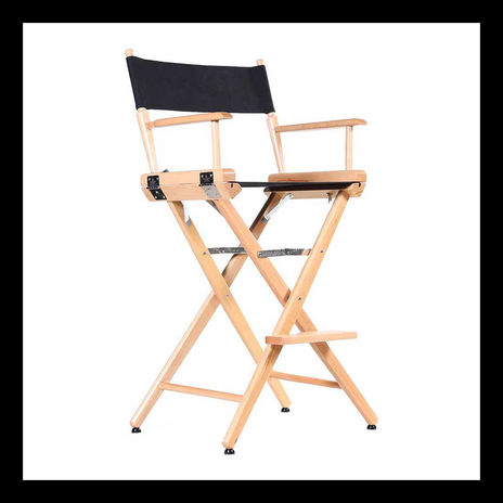 2x Tall Directors Chairs