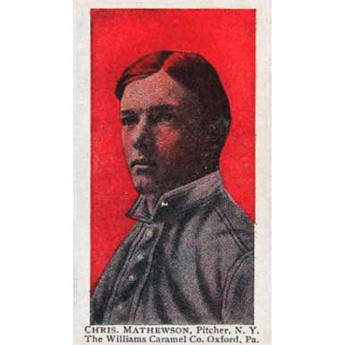 Christy Mathewson - 1910 Caramel E90-3