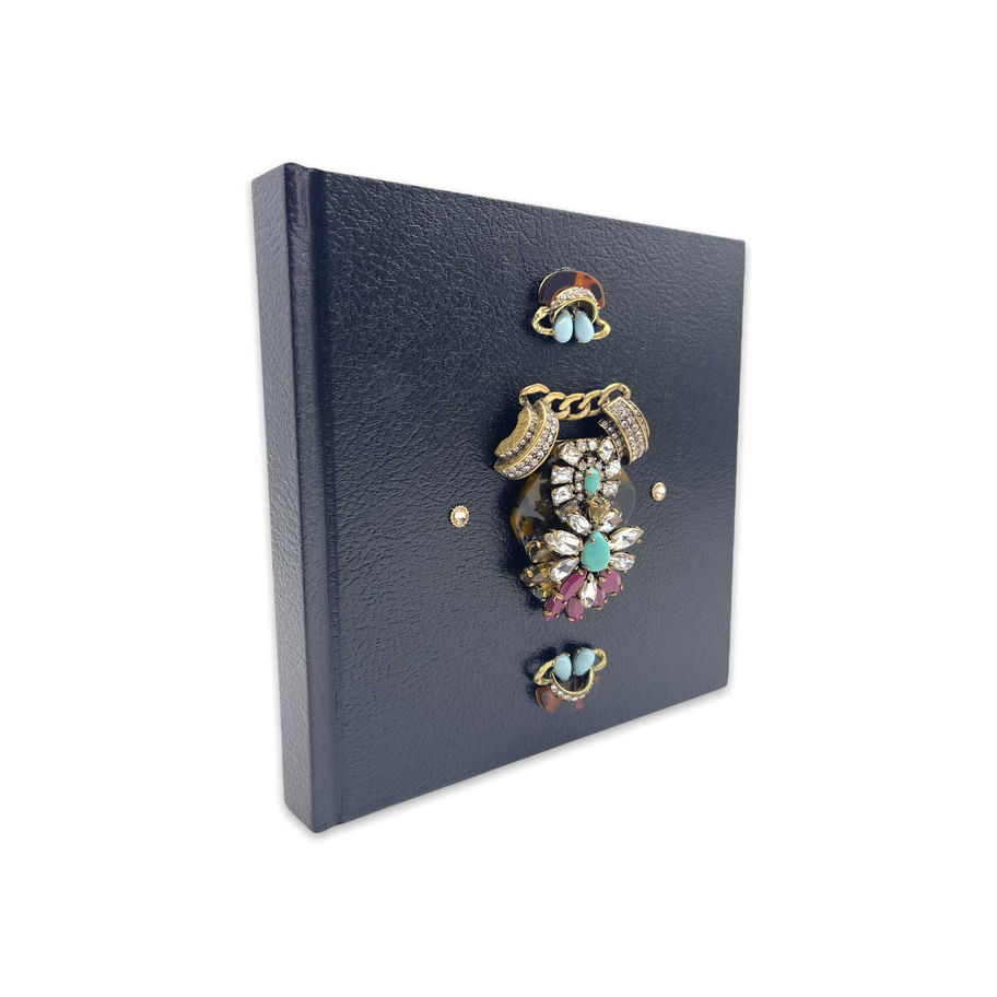 HARPER 7"x 7"Jeweled Book Side