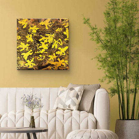 Golden Angels Painting