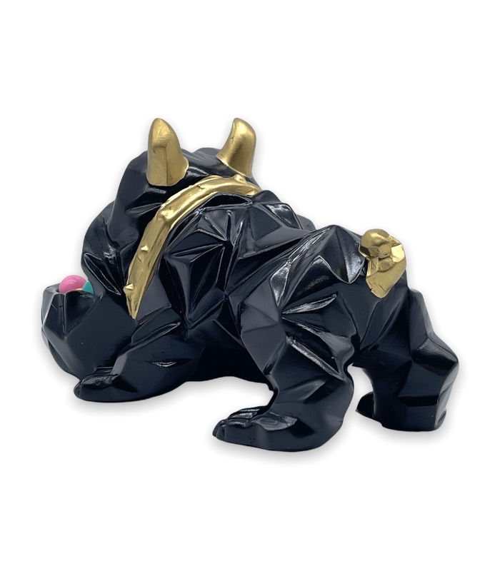 LALA Bulldog Ashtray Back