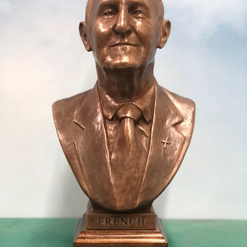 Bonded Bronze Bust of Peter French