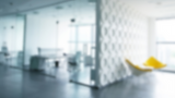 Blurred out office interior