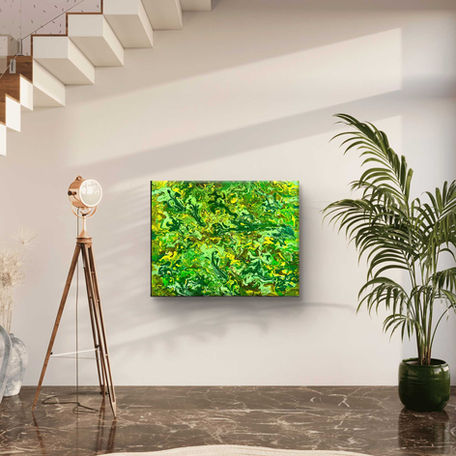 Green Streams Painting