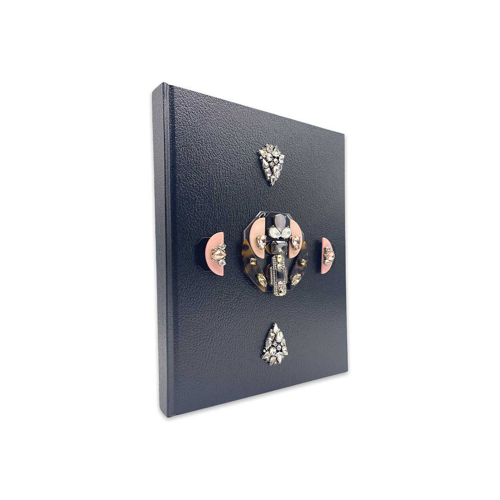NICKY 8-1/2" x 11" Jeweled Book SIde
