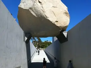 Levitated Mass at La Brea Tarpits