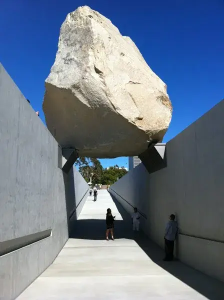 Levitated Mass at La Brea Tarpits