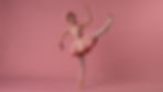 A Ballerina in pink, with pink backdrop