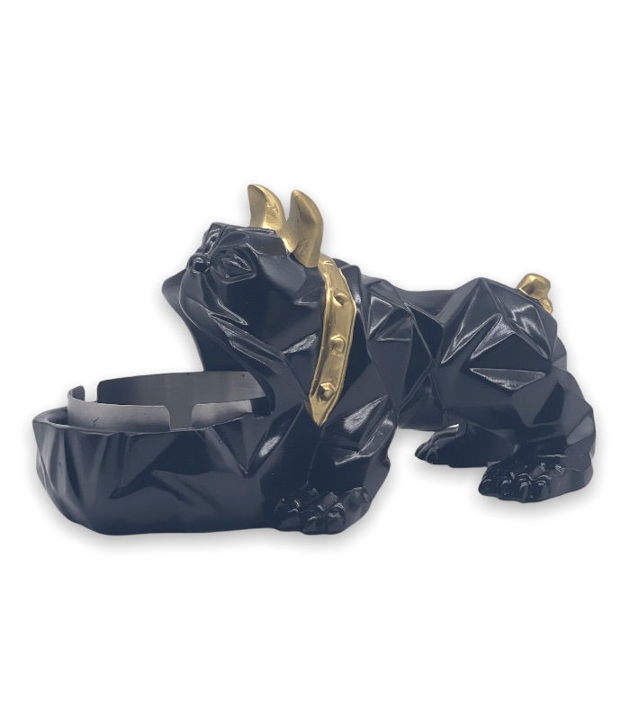 LALA Bulldog Ashtray Side